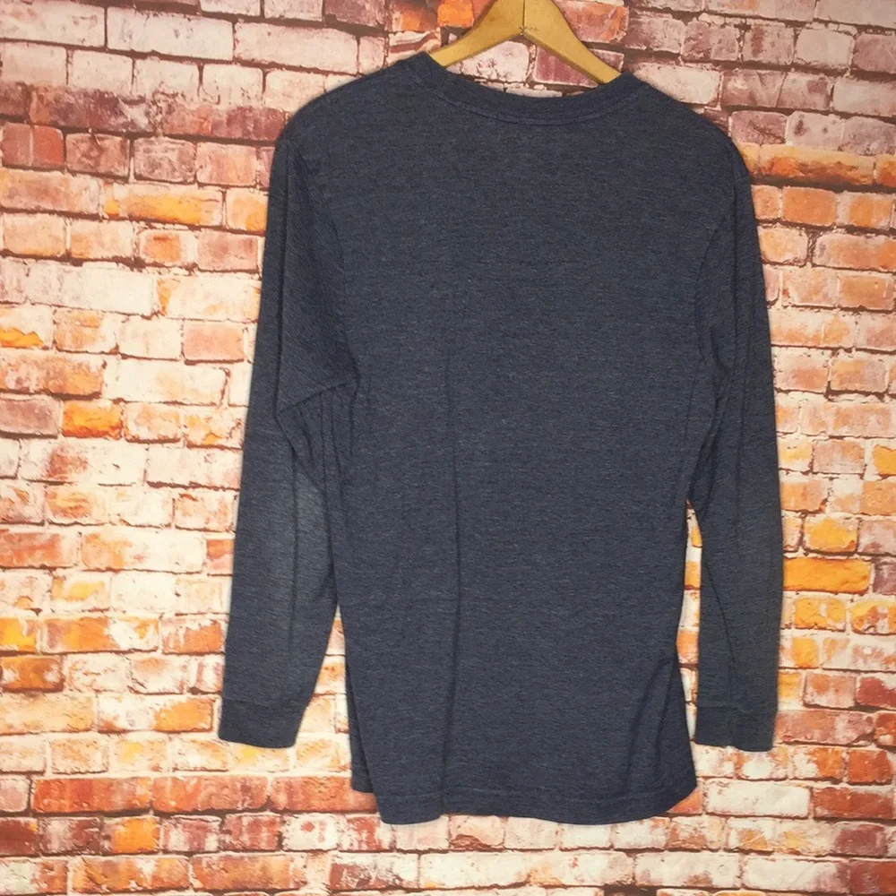 Old Navy Blue Long Sleeved Graphic Star Wars Storm Ship Trooper Tee